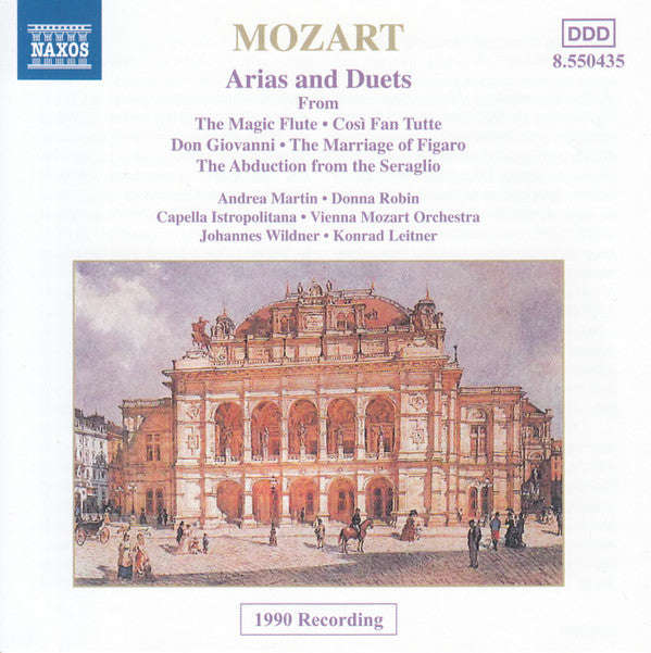 Mozart - Arias And Duets From Magic Flute, Cosi Fan Tutte, Don Giovanni, Marriage Of Figaro, Abdu...