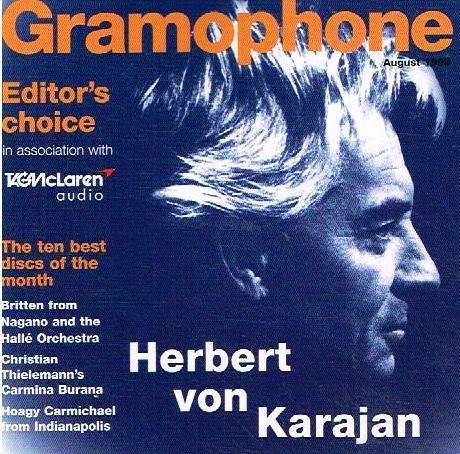 Various / Herbert von Karajan - Gramophone Editor's Choice,  August 1999