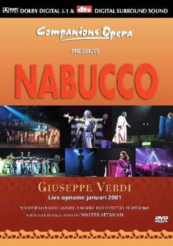 Giuseppe Verdi Orchestra Netherlands Ballet Orchestra Conductor Walter Attanasi - Nabucco (DVD)