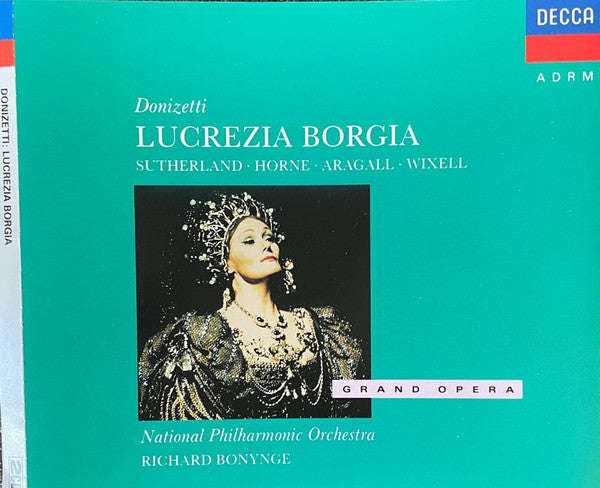 Donizetti - Sutherland, Horne, Aragall, Wixell, National Philharmonic Orchestra, Richard Bonynge ...