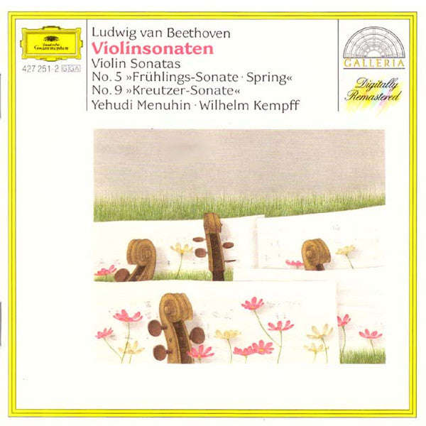 Beethoven, Wilhelm Kempff, Yehudi Menuhin - No.5 >>Fruhlings-Sonate>Kreutzer-Sonate<< /