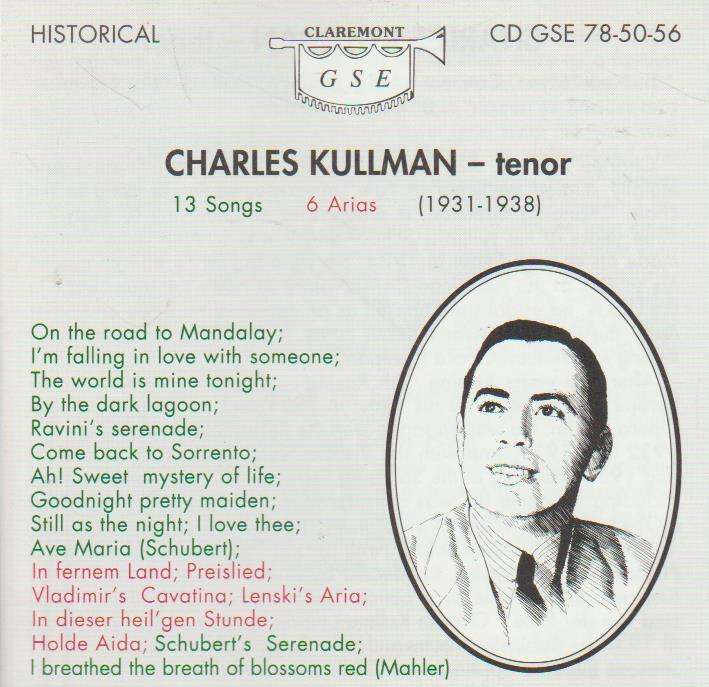 Charles Kullman - Tenor