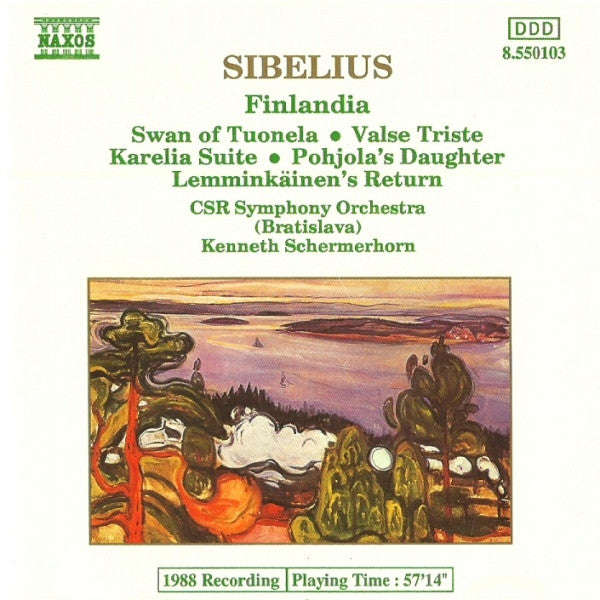 Sibelius, Schermerhorn, CSR Symphony Orchestra - Finlandia, Swan Of Tuonela, Triste, Karelia Suit...