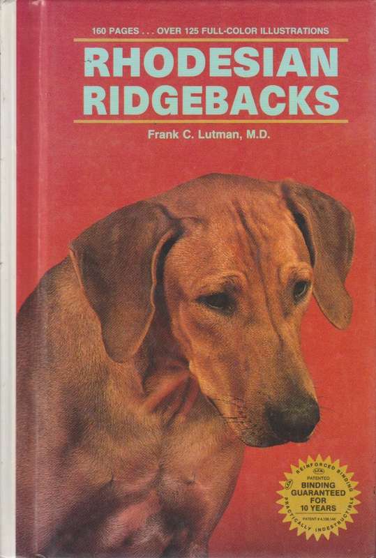 Rhodesian Ridgebacks Frank C. Lutman