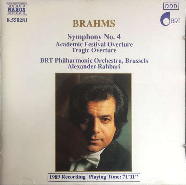 Brahms, BRT Philharmonic Orchestra, Brussels, Alexander Rahbari - Symphony No. 4 / Academic Festi...