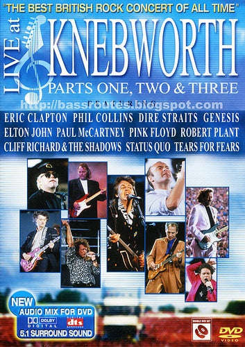 Various - Live At Knebworth - Parts One, Two & Three (DVD)