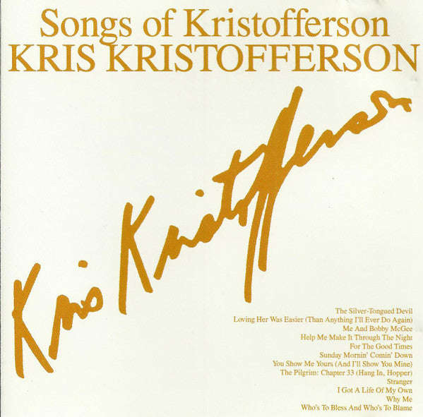 Kris Kristofferson - Songs Of Kristofferson
