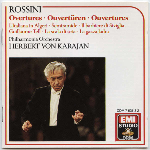 Rossini - Philharmonia Orchestra, Herbert von Karajan - Overtures, Ouverturen, Ouvertures