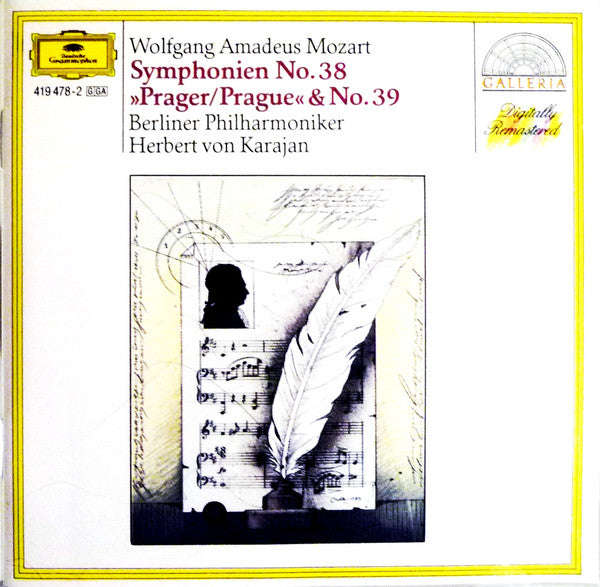 Wolfgang Amadeus Mozart, Berliner Philharmoniker, Herbert von Karajan - Symphonien Nr.38 "Prager"...