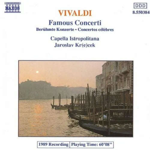 Vivaldi - Capella Istropolitana, Jaroslav Krecek - Famous Concerti (Beruhmte Konzerte * Concertos...