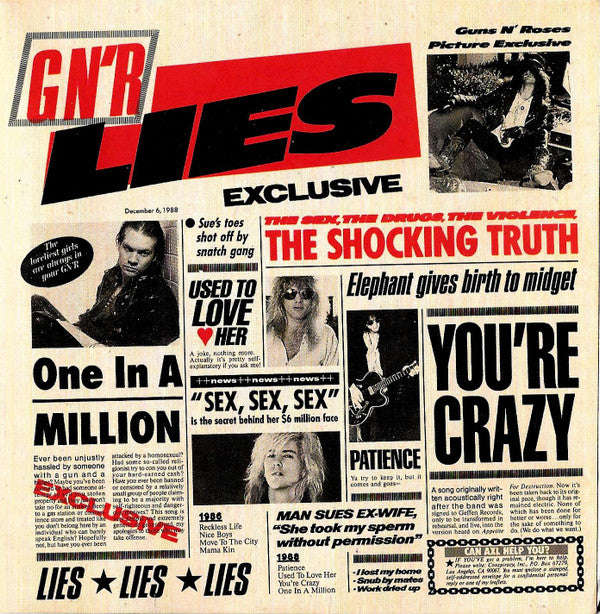 Guns N' Roses - G N' R Lies