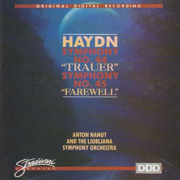 Haydn - Symphony No.44 "Trauer' Symphony No.45 "Farewell