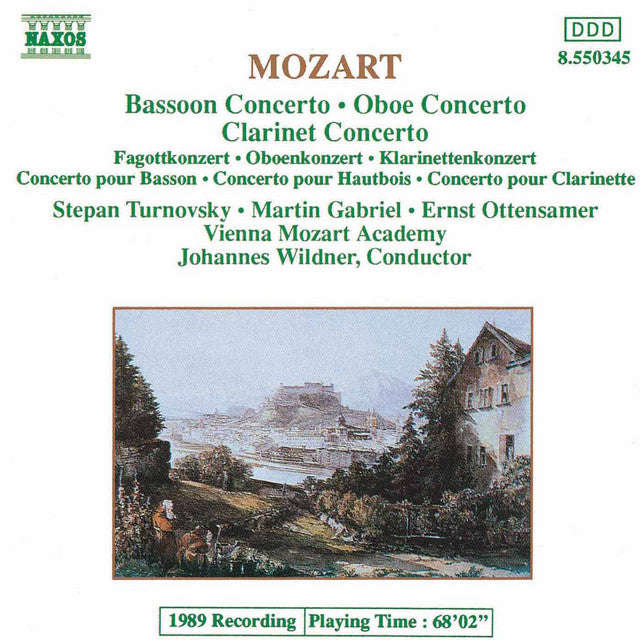 Mozart - Ernst Ottensamer, Martin Gabriel, Stepan Turnovsky, Vienna Mozart Academy, Johannes Wild...
