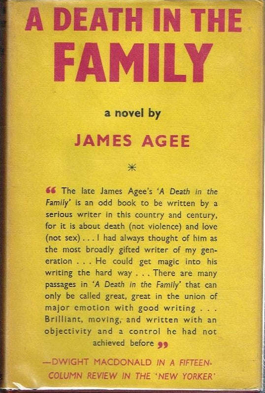 A Death In The Family (1st UK edition 1958) - James Agee