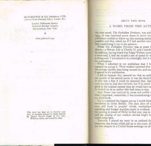 Plot and Counterplot (1st edition 1959) - Dennis Wheatley