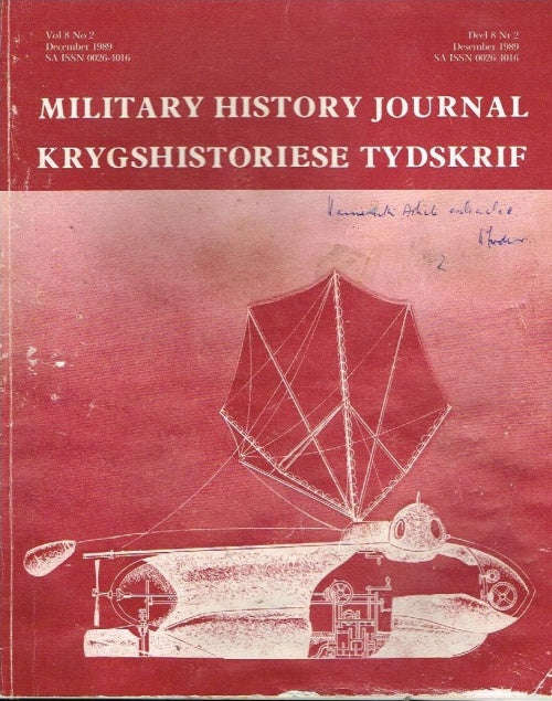 Military history journal krygshistoriese tydskrif vol8 no2 december 1989