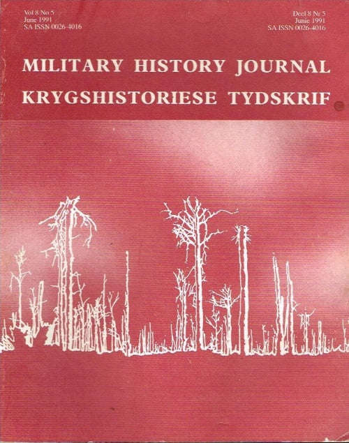 Military history journal krygshistoriese tydskrif vol8 no5 june 1991