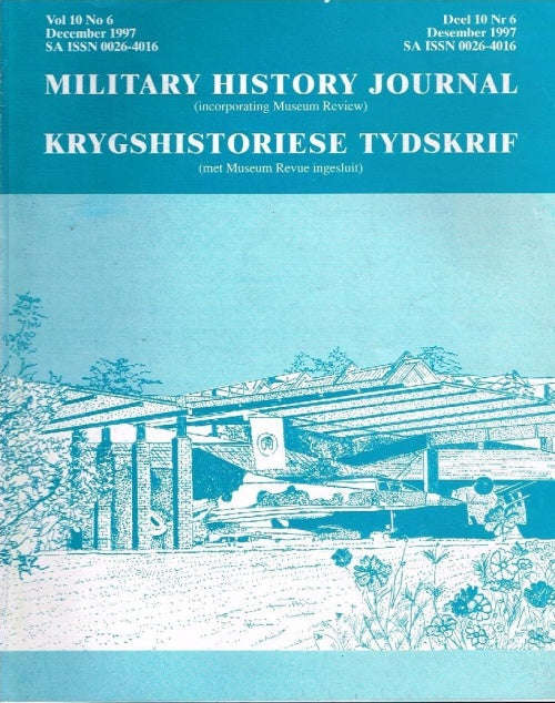 Military history journal krygshistoriese tydskrif vol10 no6 december 1997