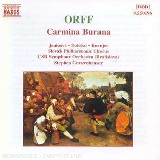 Orff, Jenisova * Dolezal * Kusnjer, Slovak Philharmonic Chorus, CSR Symphony Orchestra (Bratislav...