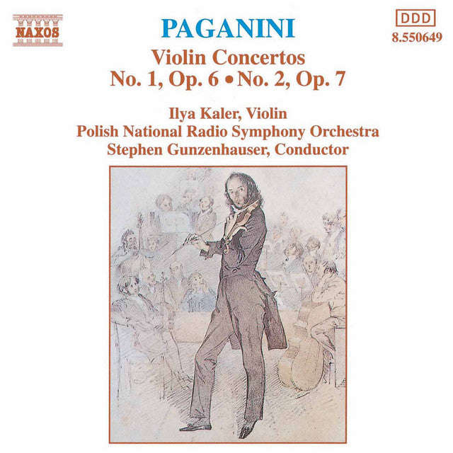 Paganini, Polish National Radio Symphony Orchestra, Stephen Gunzenhauser - Violin Concertos No 1,...
