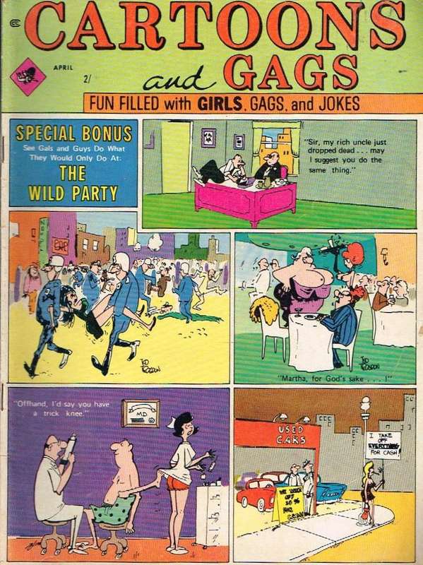 Cartoons and Gags April 1970