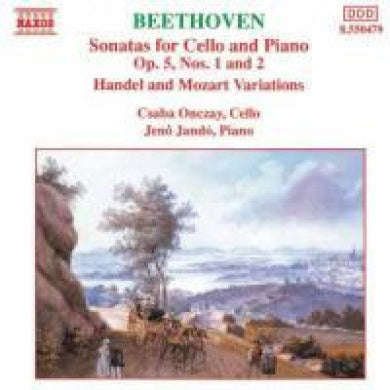 Beethoven, Csaba Onczay, Jeno Jando - Sonatas For Cello And Piano Op. 5 Nos. 1 and 2  Handel And ...