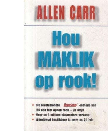 Hou Maklik Op Rook! Carr, Allen