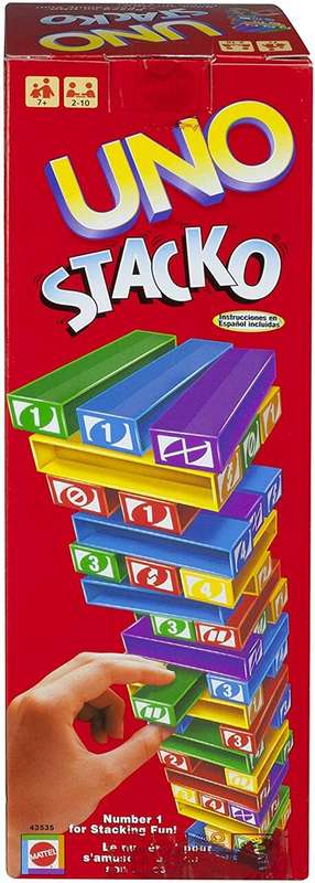 Uno Stacko Block Stacking Game