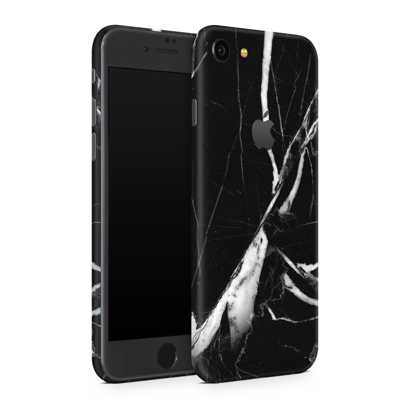 iPhone 7 Skin (Black Marble)