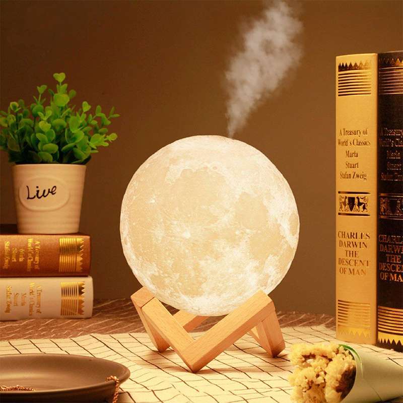 Humidifier 3D Moon Lamp (Free Shipping)