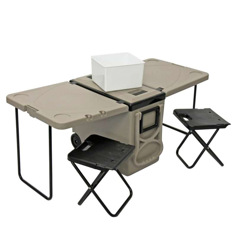 Camping Fold Out Cooler & Chairs (Free Shipping)