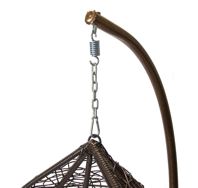 Outdoor Hanging Rattan Pod - Large Brown (Free Shipping)