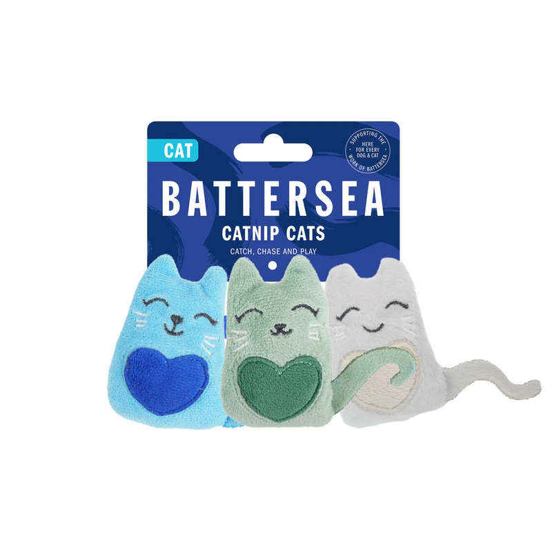 Battersea Catnip Cats (3pc)
