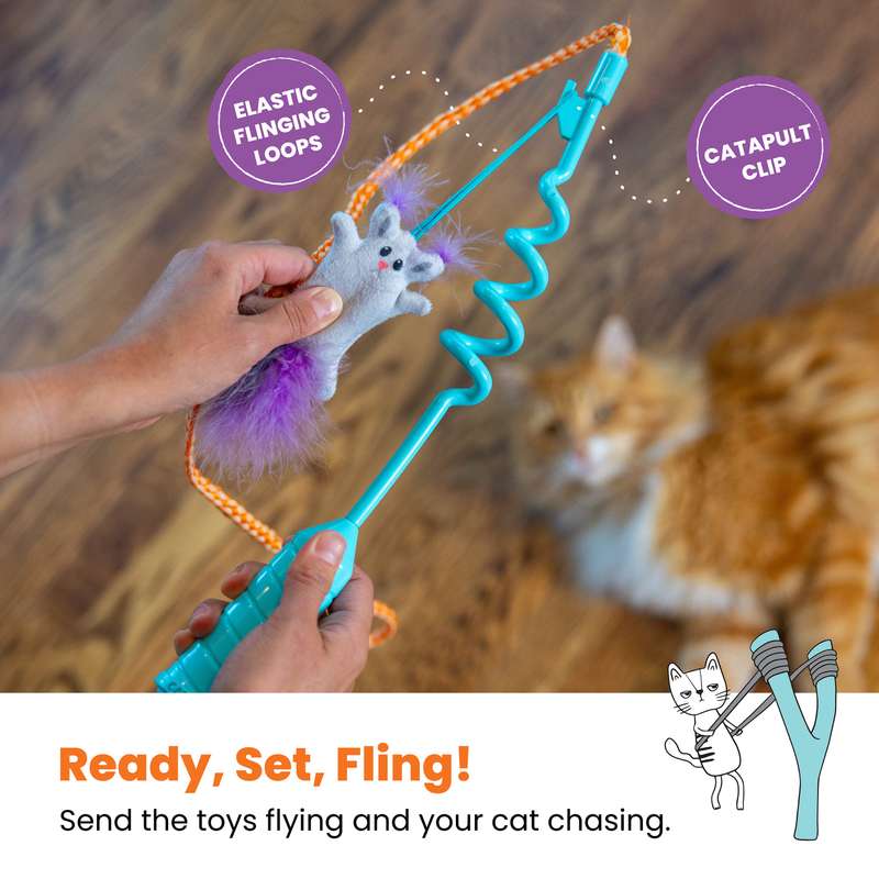 Cat-Apult Spring Wand
