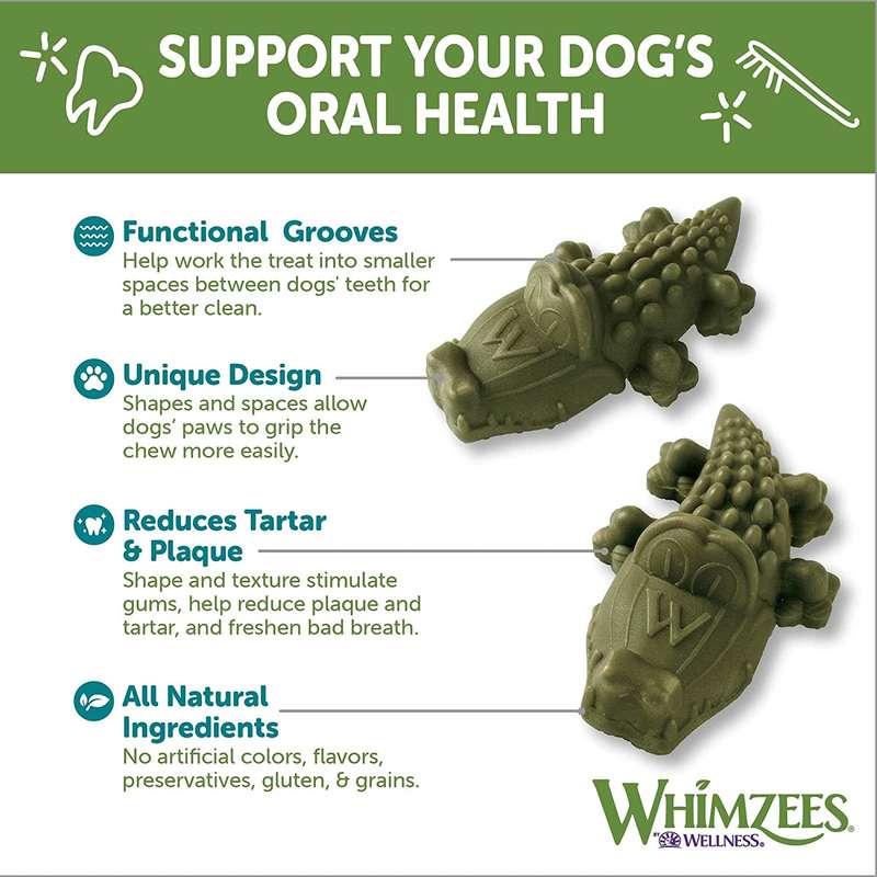Whimzees Large Alligator Value Bag (6pc)