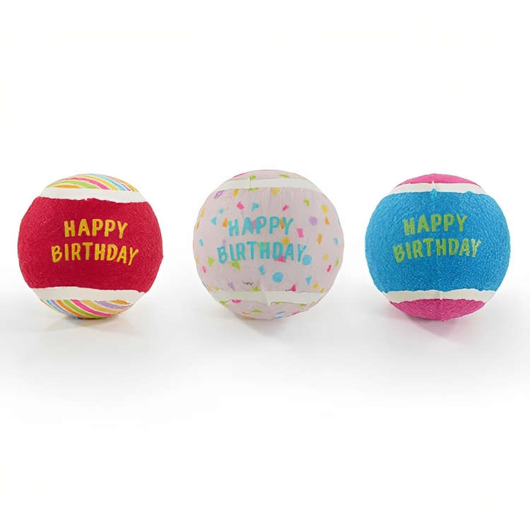 Rosewood Jolly Doggy Birthday Balls Trio