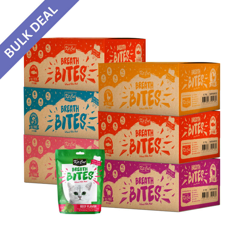 Kit Cat BreathBites Bulk Deal (60g x 12 packs)