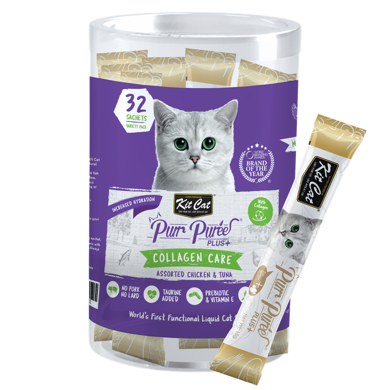 Kit Cat Purr Puree Plus+ Single Sachets (15g)