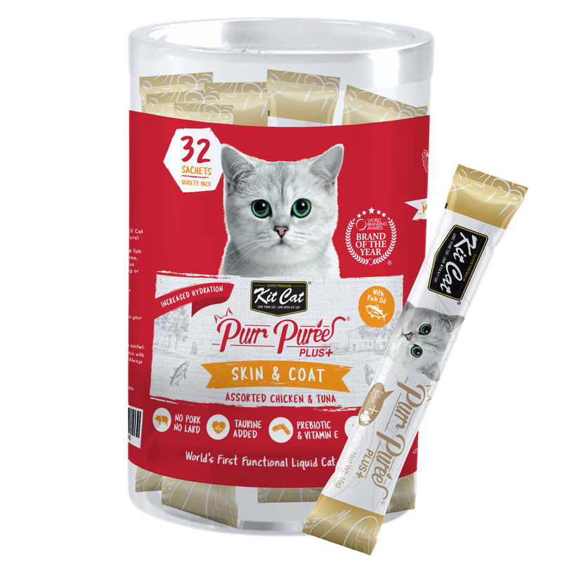 Kit Cat Purr Puree Plus+ Single Sachets (15g)
