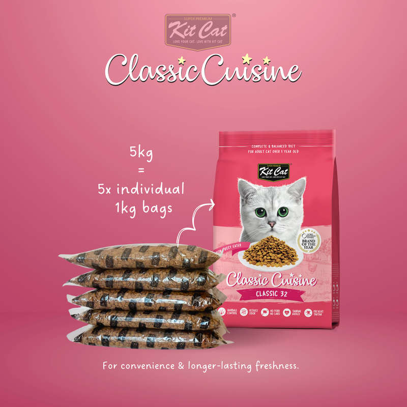 Kit Cat Classic Cuisine - Classic 32 (Taurine Added)