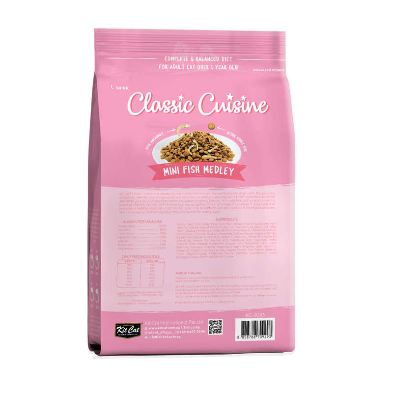 Kit Cat Classic Cuisine - Mini Fish Medley (Optimal Bone Growth)