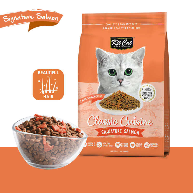 Kit Cat Classic Cuisine - Signature Salmon (Skin & Coat)