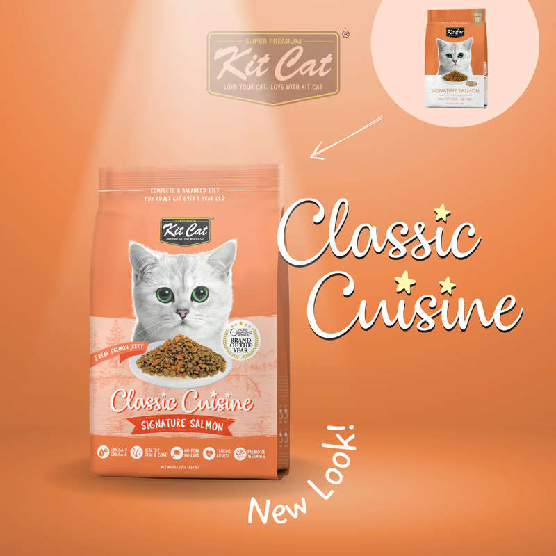 Kit Cat Classic Cuisine - Signature Salmon (Skin & Coat)
