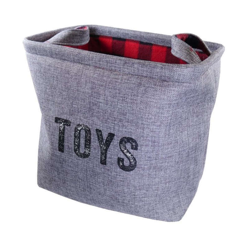Rosewood Buffalo Check Toy Basket