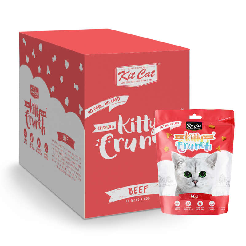 Kit Cat Kitty Crunch Bulk Deal (60g x 12 packs)