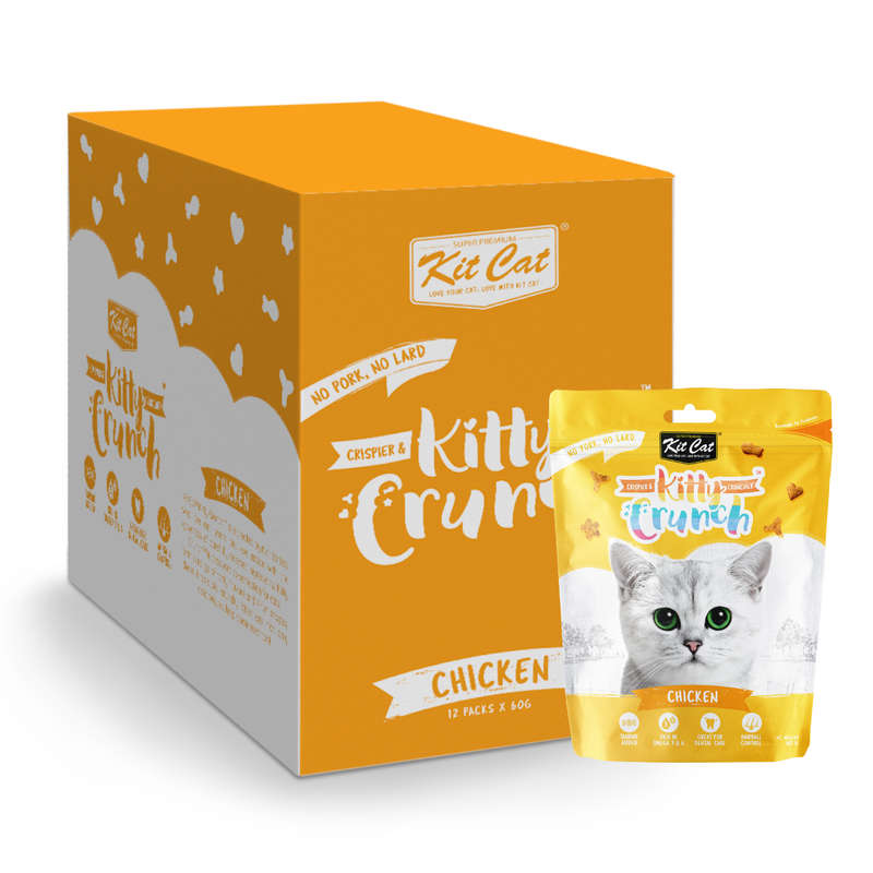 Kit Cat Kitty Crunch Bulk Deal (60g x 12 packs)