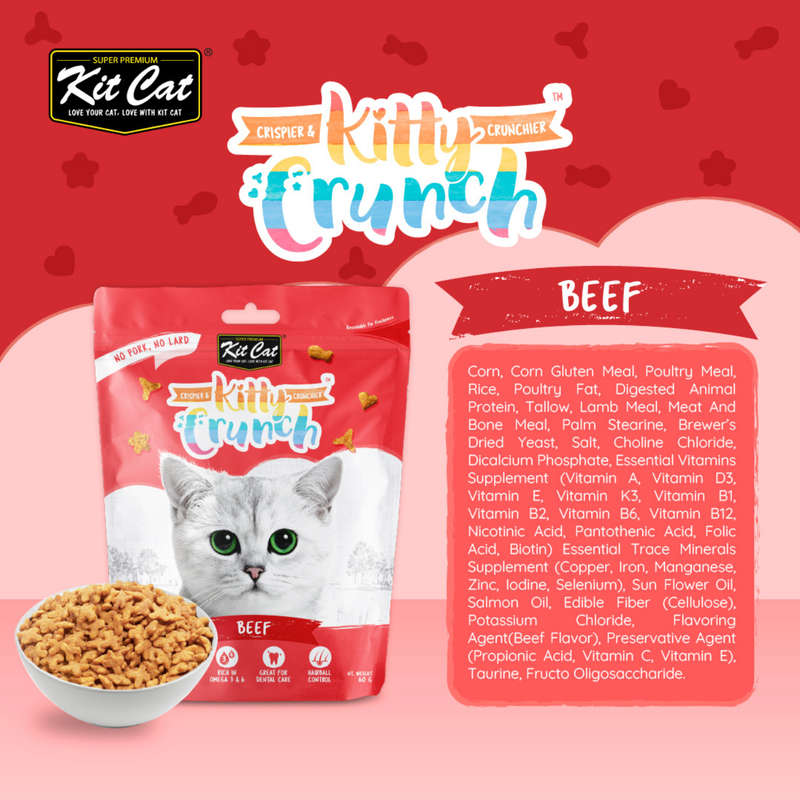 Kit Cat Kitty Crunch Bulk Deal (60g x 12 packs)