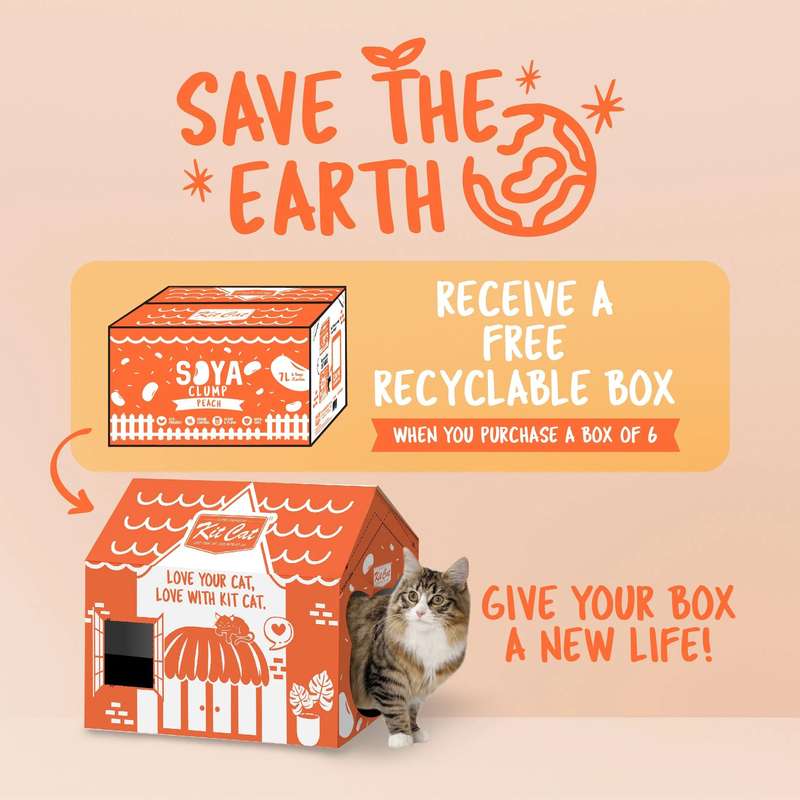 Kit Cat Soya Clump Cat Litter Bulk Deal (7L x 6)