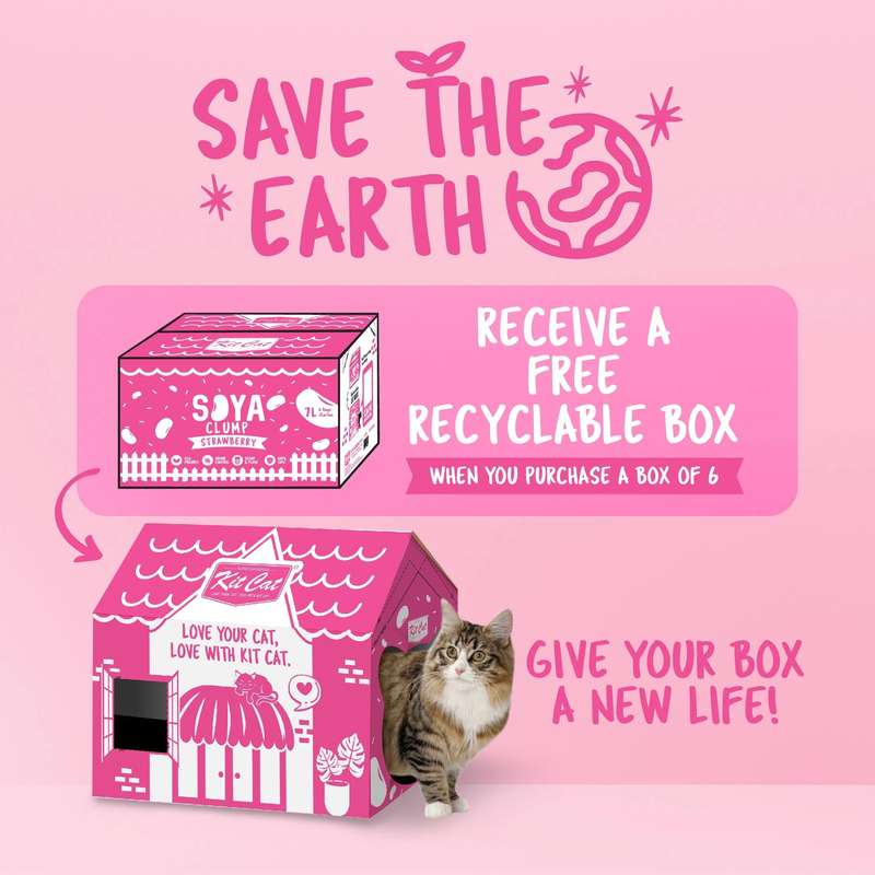 Kit Cat Soya Clump Cat Litter Bulk Deal (7L x 6)