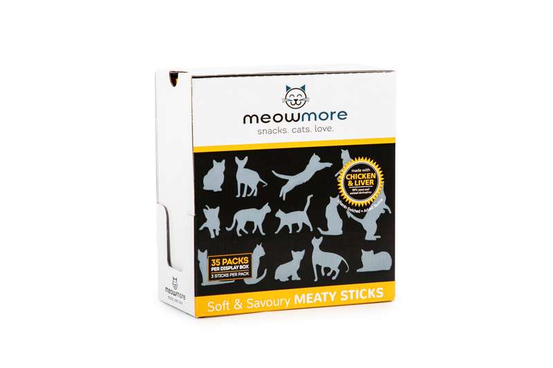 Meow More Cat Treat Sticks Bulk Deal (15g x 35 sticks)